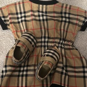 Burberry dress and shoes